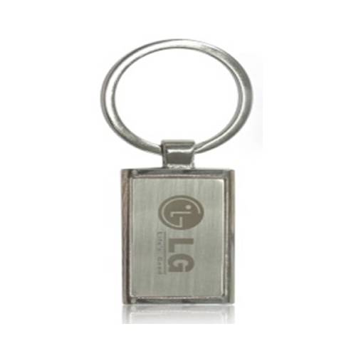 Rectangle Metal Keychain